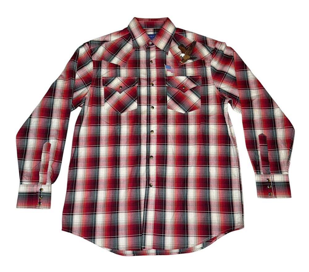Vintage 90s Pendleton Plaid Flannel Shirt